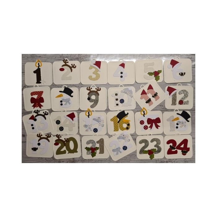 By Lene dies "Christmas Numbers" BLD1884