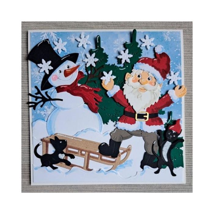 By Lene dies "Happy Snowman" BLD1885