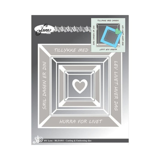 By Lene dies "Square Frame" BLD1893