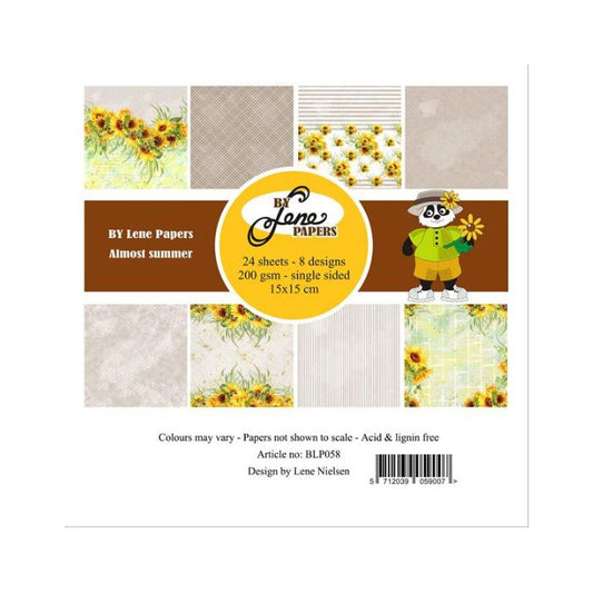 By Lene Paperpad 15x15 "Almost summer" BLP058