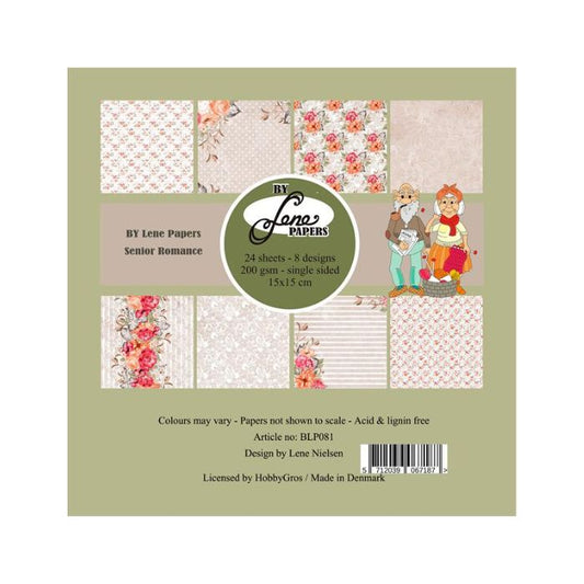 By Lene Paperpad 15x15 "Senior Romance" BLP081