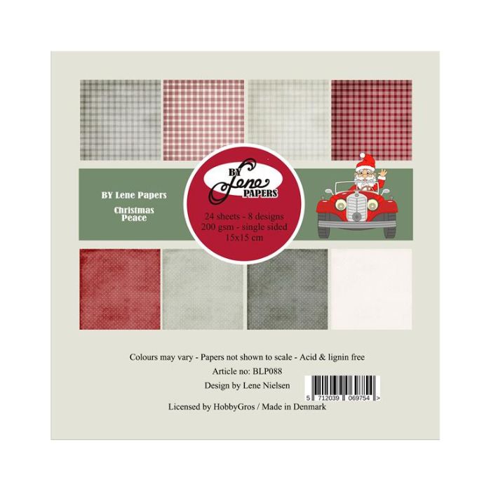 By Lene Paperpad 15x15 "Christmas Peace" BLP088