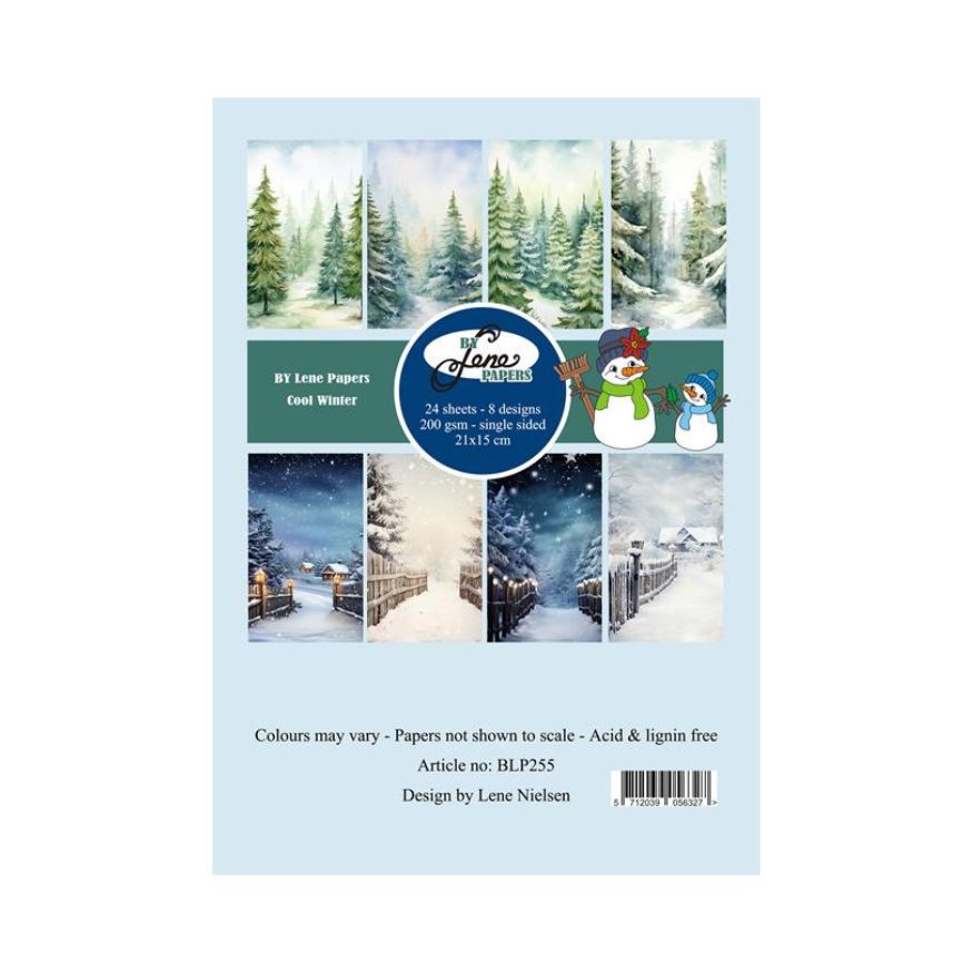 By Lene Paperpad 10x21 "Cool Winter" BLP255
