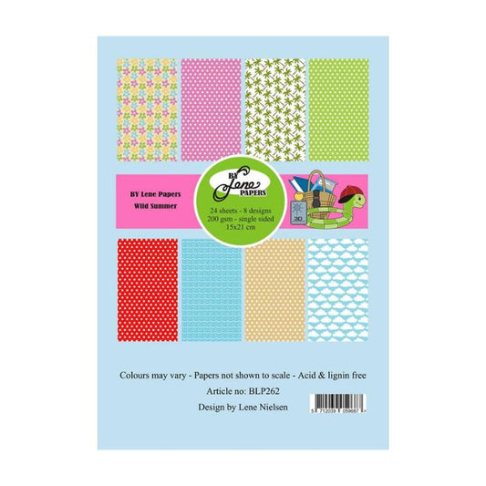 By Lene Paperpad 10x21 "Wild Summer" BLP262