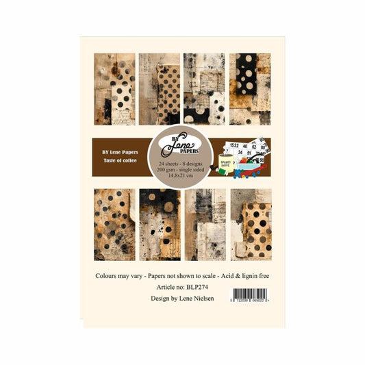 By Lene Paperpad 14,85x21cm "Taste of coffee" BLP274