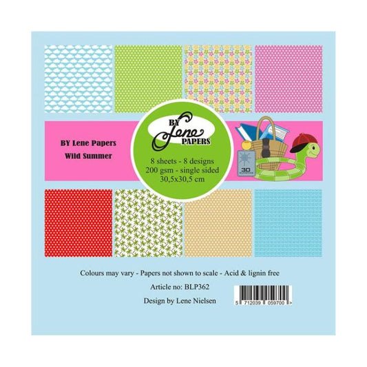 By Lene Paperpad 30x30 "Wild Summer" BLP362