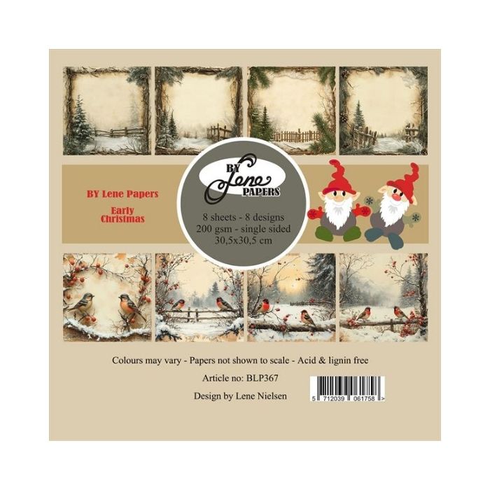 By Lene Paperpad 30x30 "Early Christmas" BLP367