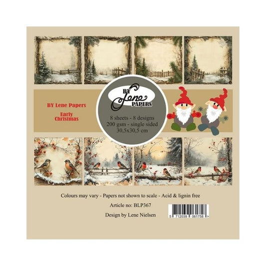 By Lene Paperpad 30x30 "Early Christmas" BLP367