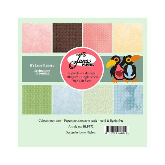 By Lene Paperpad 30x30 "Springtime is coming" BLP372