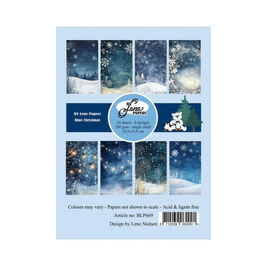 By Lene Paperpad "Blue Christmas" BLP669