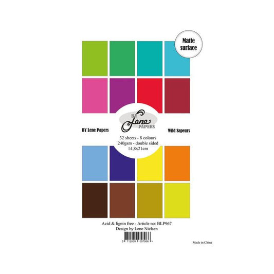 By Lene Paperpad "Solid Colours - Wild Sapeurs" BLP967
