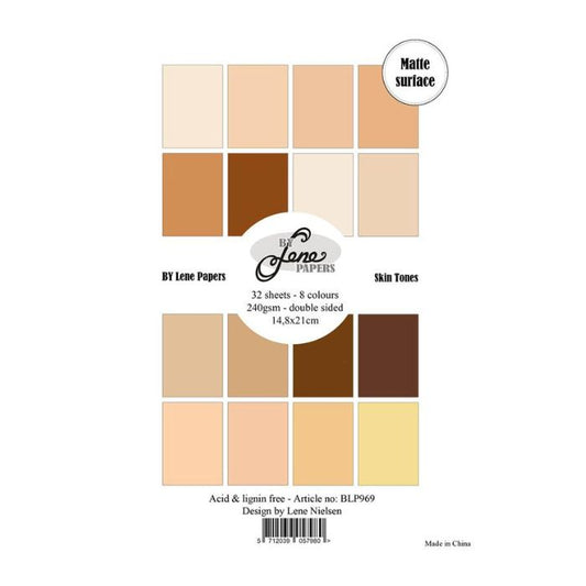 Lene Paperpad "Solid Colours - Skin Tones" BLP969
