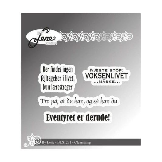 By Lene Clearstamp "Danske tekster" BLS1271