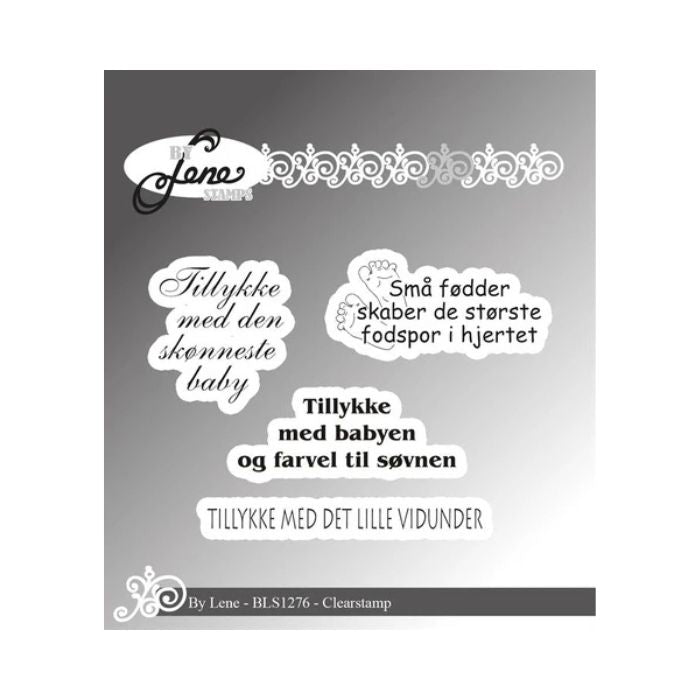 By Lene Clearstamp "Danske tekster" BLS1276