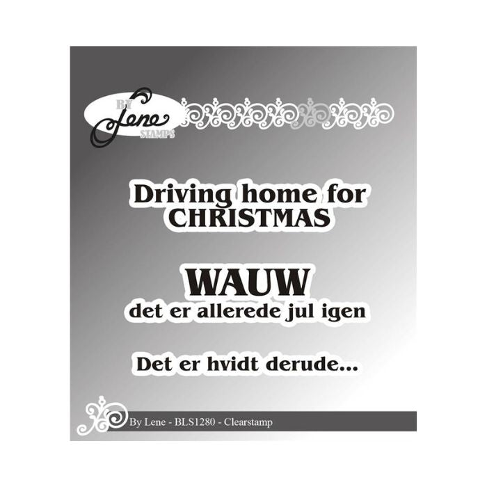 By Lene Clearstamp "Danske tekster" BLS1280