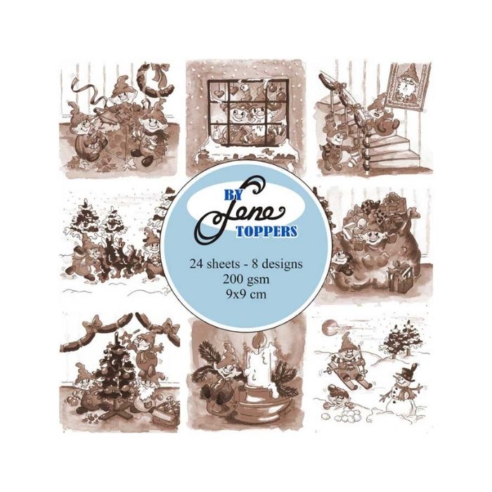 By Lene Toppers “Elves & Gnomes - Sepia” BLT010