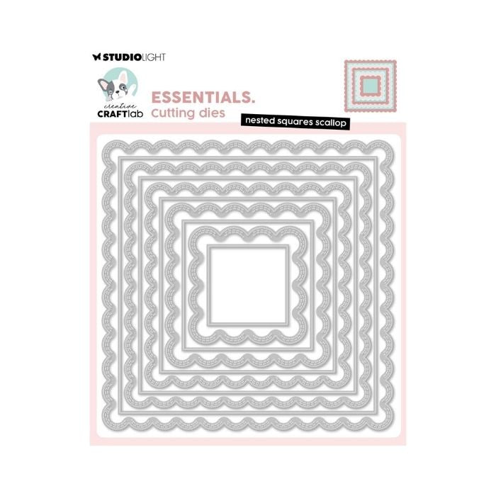 Studio Light CCL Dies "Nested squares scallop" CCL-ES-CD1126