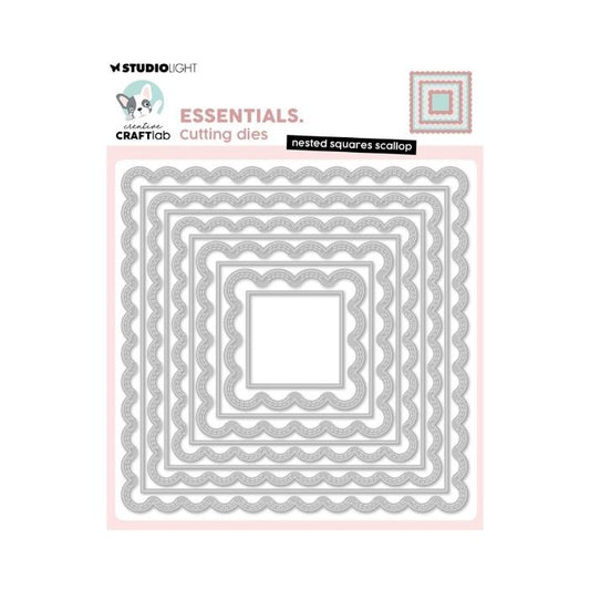 Studio Light CCL Dies "Nested squares scallop" CCL-ES-CD1126