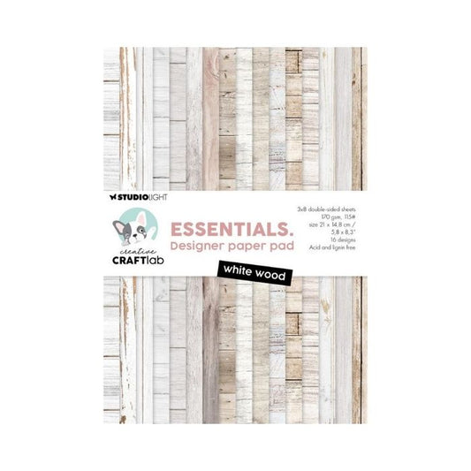 Studio Light Paper Pad "White wood"