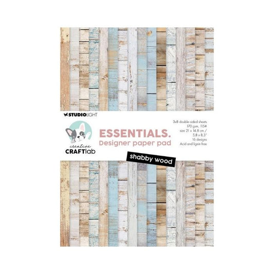Studio Light Paper Pad "Shabby wood"