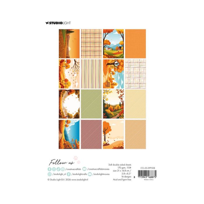 Studio Light Paper Pad "Golden fall" CCL-ES-DPP508