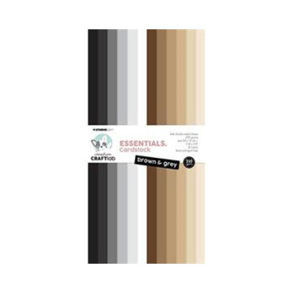 Studio Light Paper Pad "Brown & Grey"