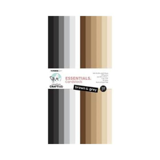 Studio Light Paper Pad "Brown & Grey"