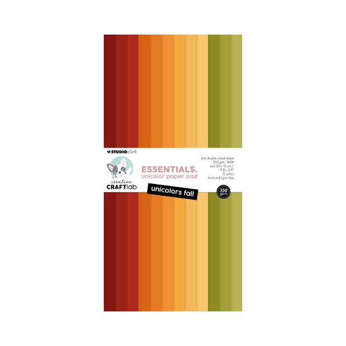 Studio Light Studio Light Paper Pad "Unicolors fall Essentials" CCL-ES-UPP506