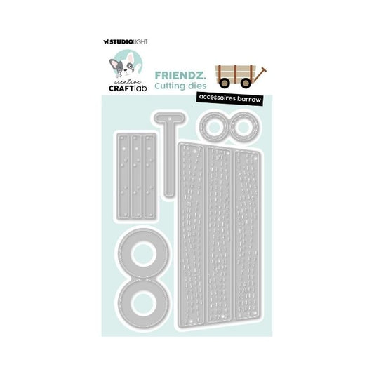 Studio Light CCL Dies "Accessoires barrow Friendz" CCL-FR-CD1131