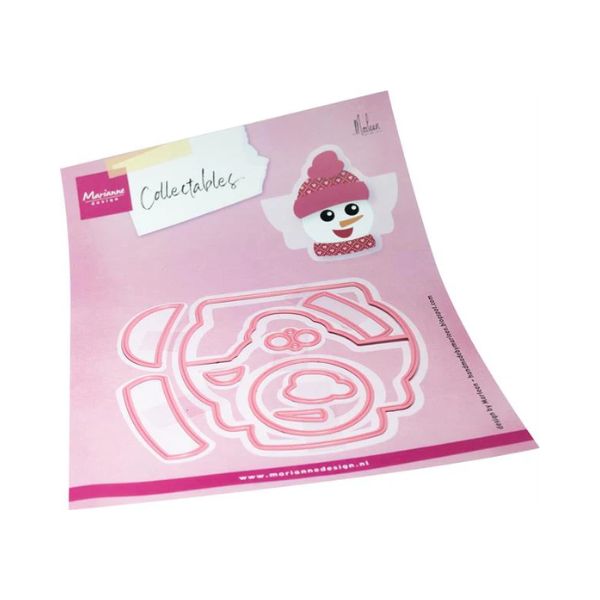 Marianne Design Dies "Bagtopper Snowman by Marleen" COL1557