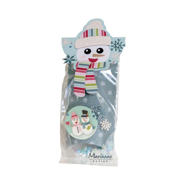 Marianne Design Dies "Bagtopper Snowman by Marleen" COL1557