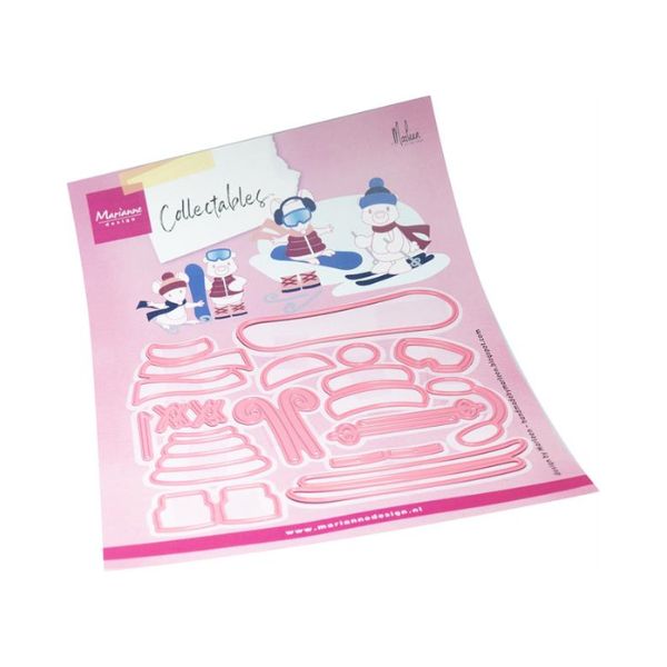 Marianne Design "Winter sports accessories by Marleen" COL1558