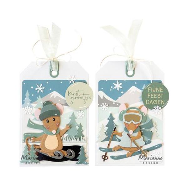 Marianne Design "Winter sports accessories by Marleen" COL1558
