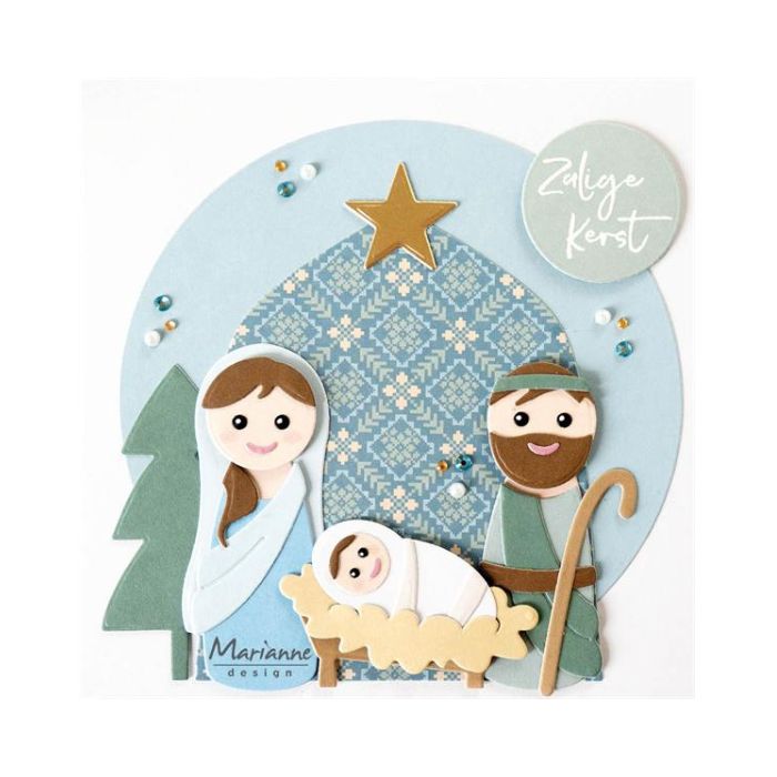 Marianne Design dies "Nativity set by Marleen" COL1576