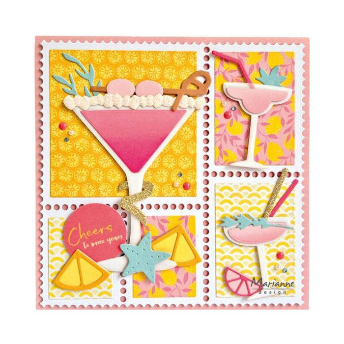 Marianne Design dies "Martini glass by Marleen" COL1592
