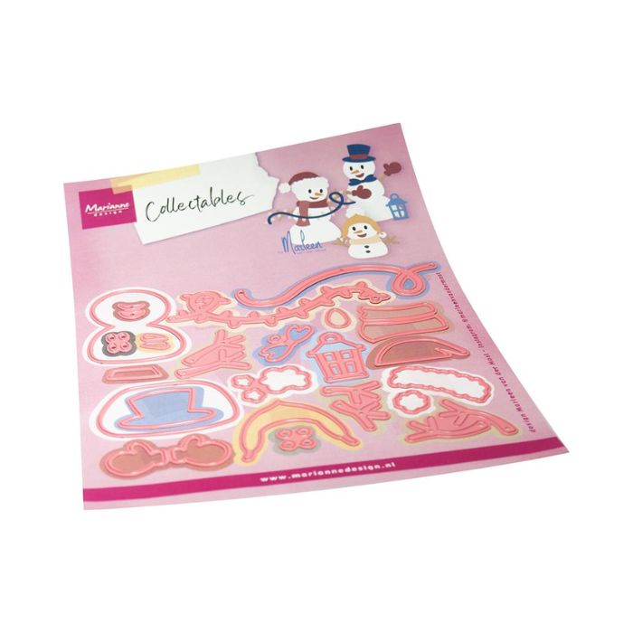 Marianne Design dies "Happy Snowmen by Marleen" COL1596