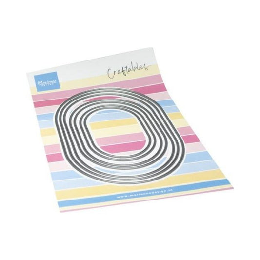 Marianne Design Dies "Basic dies - oval rectangle" CR1721