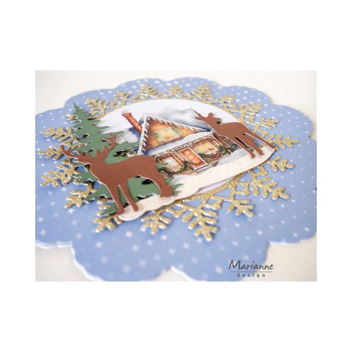Marianne Design Dies "Open ice crystal" CR1745