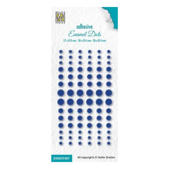 Nellie Snellen Enamel Dots "Blue" ENDOT007