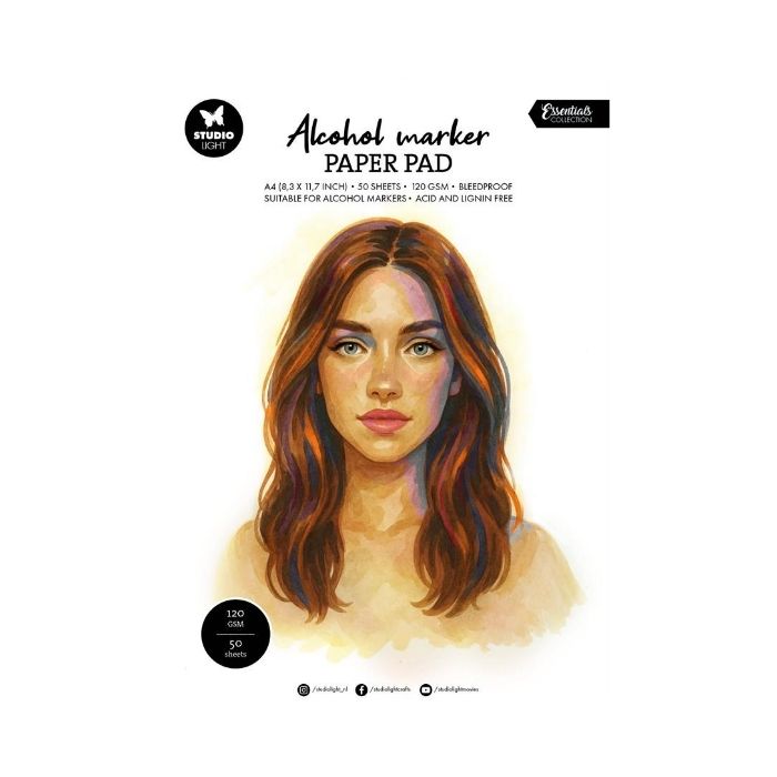 Studio Light Paper Pad for Alcohol Markers 120 GSM SL-CO-PP403