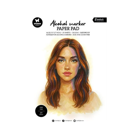 Studio Light Paper Pad for Alcohol Markers 120 GSM SL-CO-PP403