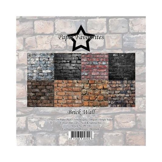Paper Favourites Paper Pack "Brick Wall" PF516