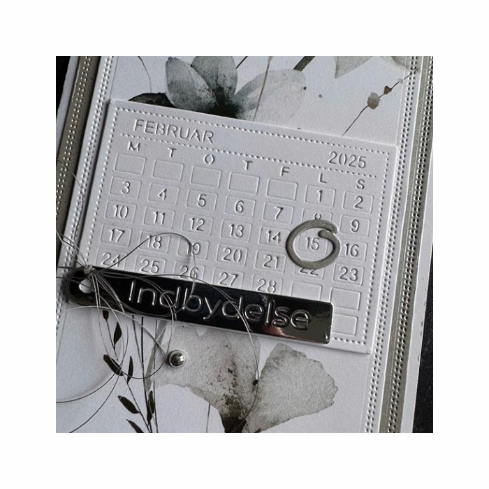 Simple and Basic die "Calender Tabs 2025 - Jul-Dec DANSK" SBD503