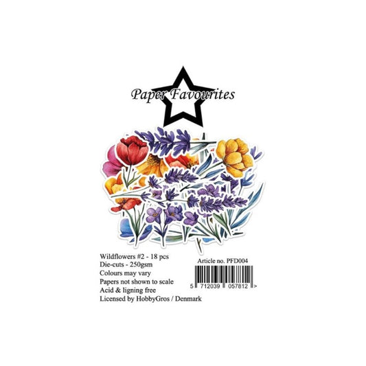 Paper Favourites Die-Cuts "Wildflowers #2" PFD004