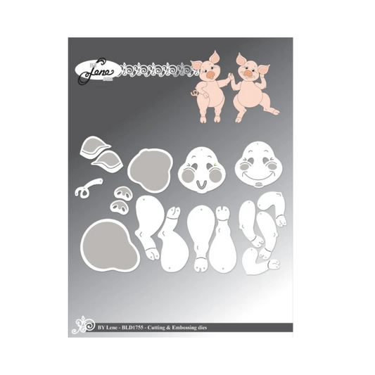 By Lene Dies "Happy Pigs" BLD1755