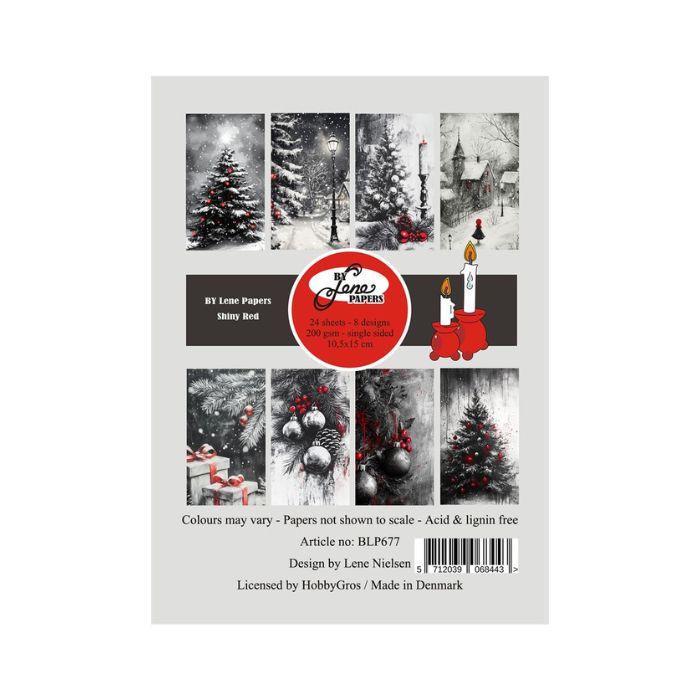 By Lene Paperpad "Shiny Red" BLP677