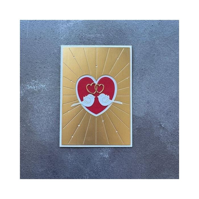 Simple and Basic die "A6 - Heart rays" SBD559