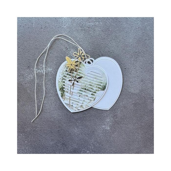 Simple and Basic die "All lined up - Heart" SBD564