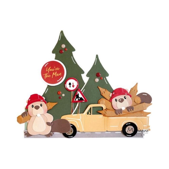 Marianne Design dies "Truck" LR0958