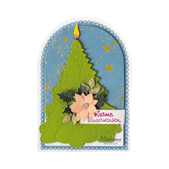 Marianne Design dies "Candle Christmas tree (L)" LR0964